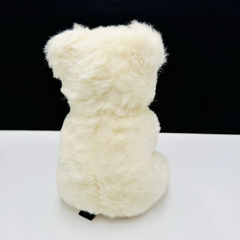 Vintage 1977 Gund Golly Golly White Teddy Bear Plush w/ Rose 10